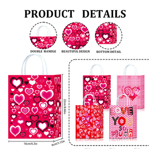 DAMAI High-Value Sentimental Festival Paper Handbag In-Stock Gift Bag Custom-Printed Gift Bags Versatile for Various Party - Product Image 5