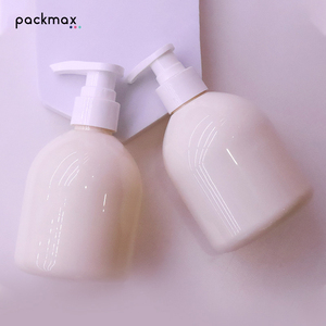 ขวด PET ทรงกลมขนาด 300 มล. 500 มล. พร้อมหัวปั๊มสเปรย์สำหรับสบู่ล้างมือ น้ำยาซักชุดชั้นใน-บรรจุภัณฑ์โลชั่นแบบใส ขายส่ง - Product Image 4
