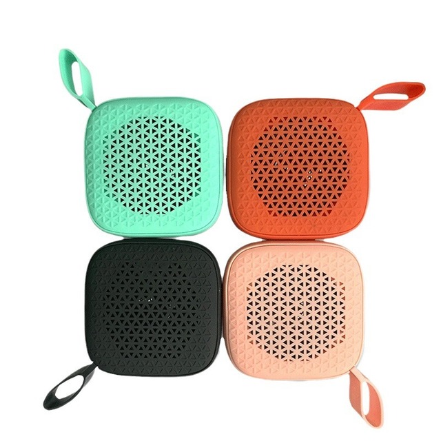 Manufacturer's New Portable Handheld Bluetooth Speaker Glowing Colorful Wireless Design Lights Small Gift Promotional USB Gadget