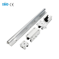Système de rail de guidage linéaire rond de haute précision SBR20 SBR16 SBR25, tige de mouvement en aluminium pour imprimante 3D CNC