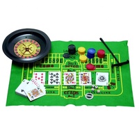 Roulette à boire en verre à shot, jeu de fête amusant comprenant une roulette, des verres à shot et des billes de roulette, BSCI SEDEX FSC