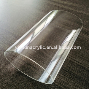 Yishun Tùy Chỉnh Cao Minh Bạch Rõ Ràng Hình thuôn Dài Hình Dạng Đặc Biệt <span class=keywords><strong>PMMA</strong></span> Ống Trong Suốt Hình Bầu Dục Perspex Nhựa Acrylic Ống Hình Elip - Product Image 2