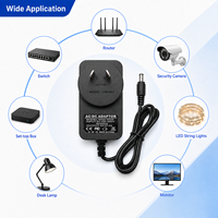 Adaptateur secteur AC/DC 5V 2A 10W avec protection contre les surintensités, prise AU 5,5x2,5mm, chargeur mural pour enceinte intelligente