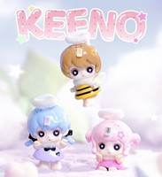 Vente en gros – Série Keeno Little Angel Beans 100 % officielle – Boîtes mystères de figurines miniatures à collectionner – Sachets surprises – Ornements de bureau