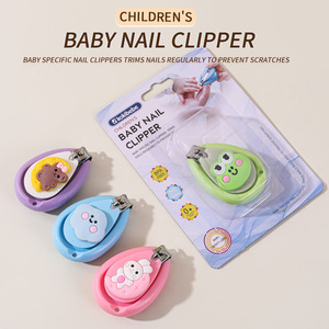 Coupe-ongles pour bébé en tissu peluche avec poignée et coque de protection, export transfrontalier, design sûr et innovant - Product Image 2