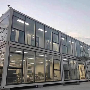 Maison conteneur extensible de 40 pieds Double aile pliante préfabriquée Assemblage facile Design moderne Certifié ISO9001 École Hôtel Bureau - Product Image 4