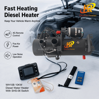 Chauffe-eau diesel OkyRie 10KW 12V 24V portable, préchauffeur hydronique pour moteur de camping-car, bus, voiture, camion – Vente en gros usine OEM
