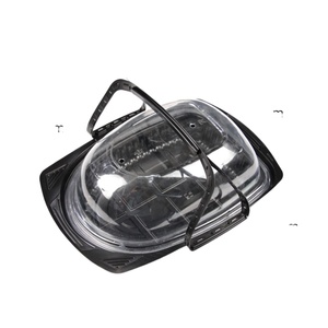 Conteneur jetable pour poulet rôti de qualité alimentaire en plastique PP, matériau solide, boîtes d'emballage spéciales Thanksgiving avec couvercle OPS - Product Image 1