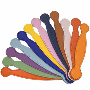 Poignée en cuir multicolore en PU pour boîte cadeau, sac, bagage, facile à transporter, style moderne minimaliste - Product Image 1
