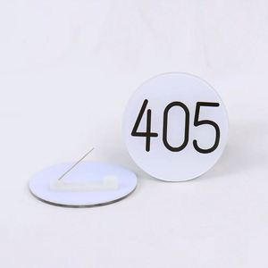 Cheap Custom Made Logo Epoxy UV Printed Anime Clear Acrylic Lapel Button Badge Pin - Product Image 3