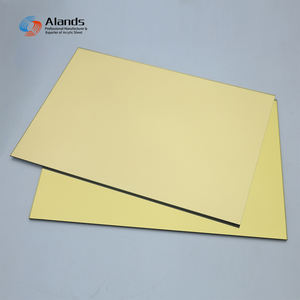 ألواح أكريليك ذهبية من ALANDS، ألواح أكريليك فضية عاكسة مقاس 1220×2440 ملم للقطع بالليزر - Product Image 1