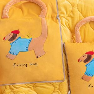 หมอนผ้าห่มขนแกะอบอุ่นแบบมีด้ามจับสไตล์ใหม่ - Product Image 4