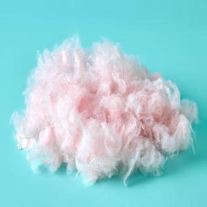 <span class=keywords><strong>Fibre</strong></span> de polyester recyclée à faible rétrécissement pour le filage et le tissage à grande vitesse de fils de polyester - Product Image 2