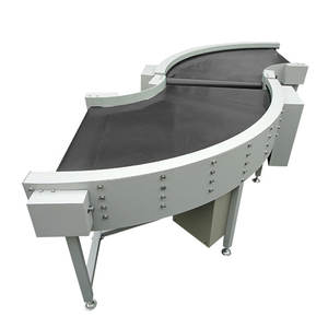 OEM endüstriyel Pvc eğrisi bant konveyör paslanmaz çelik 90 derece otomatik torna konveyör bant - Product Image 3