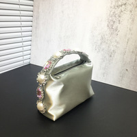 Tas tahan air nilon untuk tas tangan mode wanita harga desain baru tas jinjing nilon poliester tas tote nilon kecil
