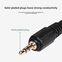 Câble audio 2RCA, câble AV, 3,5 mm, double RCA mâle-mâle, conducteur en cuivre, 1,5-50 m, câble pour ordinateur, téléphone portable, haut-parleur