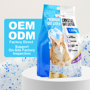 Lettiera <span class=keywords><strong>per</strong></span> Gatti in Gel <span class=keywords><strong>di</strong></span> Silice OEM ODM, 99% Senza Polvere, Non Tossica, Granuli Morbidi, Sicura e Altamente Assorbente - Product Image 1