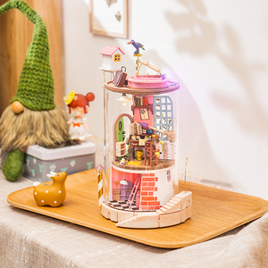 Robotime - Kit de Casa de Muñecas en Miniatura de Vidrio para Armar, Mundo Misterioso DS003, Vecino Aislado, Rolife, Gran Venta - Product Image 3