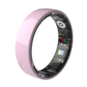 Bague connectée en céramique minimaliste, idéale pour les tenues quotidiennes, étanche, moniteur de sommeil et de fréquence cardiaque, pour hommes et femmes. - Product Image 2