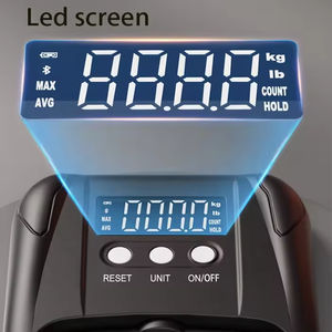 Testeur de force de préhension électronique rechargeable Fitness Exercise Finger <span class=keywords><strong>Strength</strong></span> Meter Hand Grips - Product Image 2