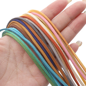 3Mm Colored Suede <b>Rope</b> Braided Cord For Diy Jewelry Making <b>Bracelets</b> Necklaces Craft Supplies - Product Image 2