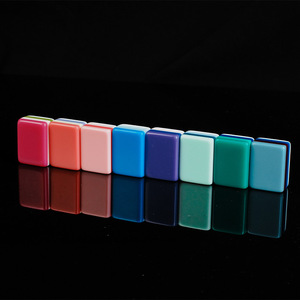 Modern Style <b>Mahjong</b> <b>Set</b> Custom Graphic Patterns Acrylic Material Noise Reduction for Indoor Parties Family Bonding Custom Color - Product Image 2