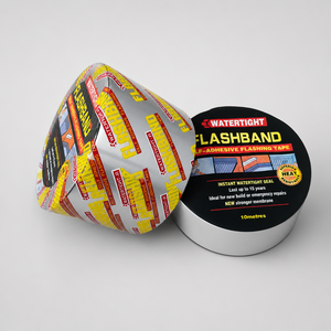 <span class=keywords><strong>Bande</strong></span> <span class=keywords><strong>d</strong></span>'<span class=keywords><strong>étanchéité</strong></span> bitumineuse à haute adhérence, auto-adhésive, à application à froid, pour l'<span class=keywords><strong>étanchéité</strong></span> des joints de toitures métalliques, fenêtres et portes. - Product Image 1