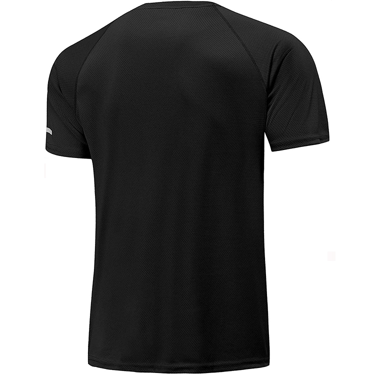 Camiseta Negra Personalizada de Poliéster