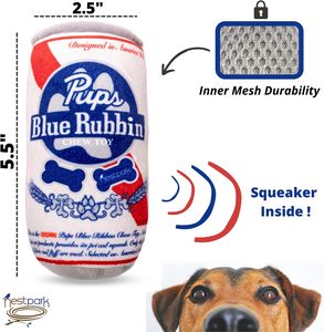 Jouets à mâcher couineurs personnalisés pour chiens - Peluches élastiques résistantes à la mastication en forme de chips et de canettes pour mâcheurs agressifs - Product Image 5