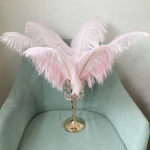 Plumes d'autruche brunes de qualité supérieure, naturelles, de 65-70 cm, pour artisanat DIY, mariages économiques et fournitures de fête - Product Image 5