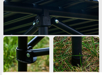 Ensemble de mobilier de camping d'extérieur en gros, 6 pièces : chaise lune pliante et table pliante pour pique-nique, barbecue et voyage