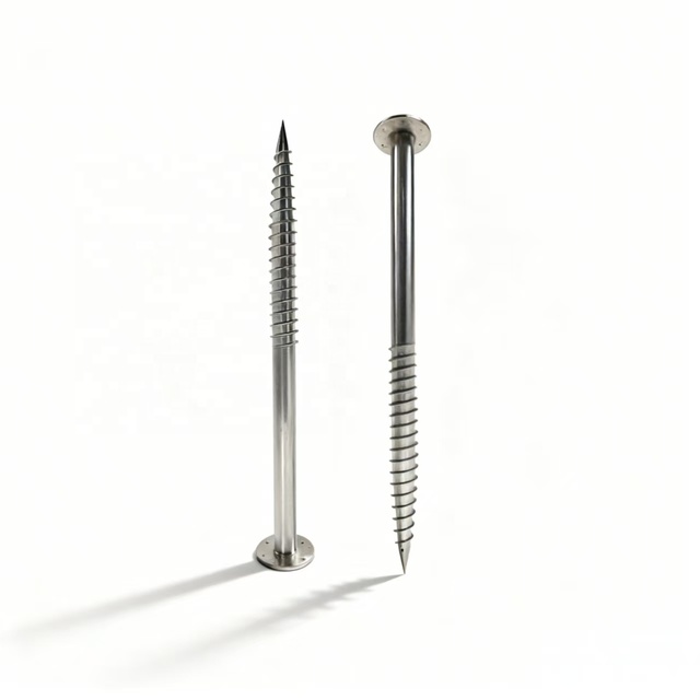 Helical Piling Screw Piling Underpinning Foundation Square Shaft Helical Piles Carbon Steel Residential Building Construction