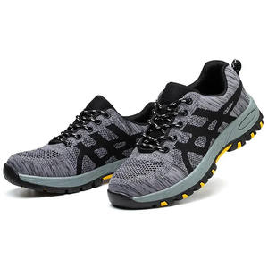 Men's <b>Steel</b> Toe Safety Shoes for Construction <b>Work</b>-<b>Work</b> <b>Boots</b> - Product Image 4