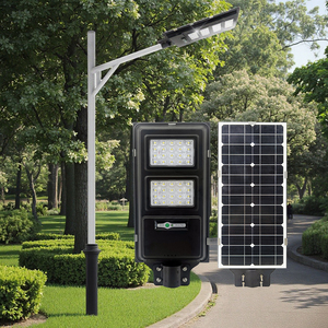 โคมไฟถนน LED พลังงานแสงอาทิตย์แบบรวมทุกอย่างในหนึ่งเดียว 3W ประหยัดพลังงาน กันน้ำกลางแจ้ง IP65 สำหรับใช้งานเชิงพาณิชย์และสาธารณะ  วัสดุสแตนเลส - Product Image 1
