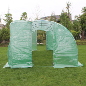 Couverture de marche en PE à structure métallique, imperméable, <span class=keywords><strong>Tunnel</strong></span> Portable pour rôle de ferme à marcher, serre agricole - Product Image 4