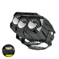 Super lumineux 2.6 pouces 30W système d'éclairage de moto double couleur hors route Bi Led travail voiture phare LED pour ATV UTV