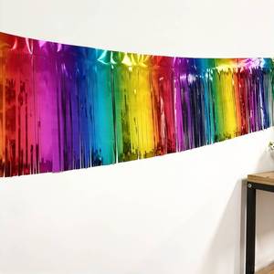 Cortina <span class=keywords><strong>de</strong></span> Flecos Metálicos Dorados, Plateados y Blancos, Fondo para Fiestas, Decoración para Bodas, Cumpleaños y Despedidas <span class=keywords><strong>de</strong></span> <span class=keywords><strong>Soltera</strong></span> - Product Image 5