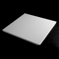 Deflector en U perforado de forma falsa para caminar a prueba de agua Tipos de paneles de estaño de aluminio triangulares para el techo suspendido