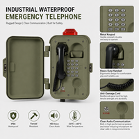 Terminal de communication confidentiel avec balise pour zone d'usine restreinte, téléphone industriel étanche IP67