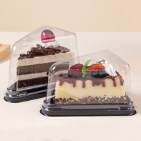 Boîte à gâteau triangulaire pour la pâtisserie, 6 pouces, 8 pouces, boîte à gâteau au mousse, boîte à découper, emballage jetable