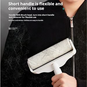 <span class=keywords><strong>Rouleau</strong></span> à peluches pelucheux avec couvercle 60 feuilles-Épilateur collant pour animaux de compagnie pour chien <span class=keywords><strong>chat</strong></span> fourrure fort Portable <span class=keywords><strong>rouleau</strong></span> adhésif rechargeable - Product Image 5