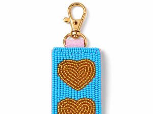 Sstringz Handmade Beaded Heart Keychain Cute Fashion Bag Charm Custom <b>Key</b> <b>Ring</b> Gift Accessory for <b>Keys</b> Backpacks and Handbags - Product Image 6