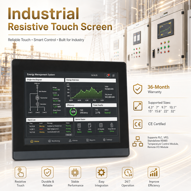 Mochuan Display Touch Hmi 7Inch Mc-h070s Human Machine Interface Panel for Modbus Plc Control