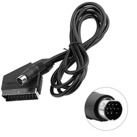 Cordon de câble péritel RGB AV HD TV pour SNES NES Xbox/Wii/WII U/Sega genesis 1 2/PS2 /PS3/N64/NGC/PS/PS1 Accessoires de connexion
