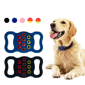 Eraysun <span class=keywords><strong>Silicone</strong></span> per <span class=keywords><strong>Apple</strong></span> airtag tinta unita impermeabile per collare per cani custodia protettiva Anti-perdita per gatti - Product Image 1