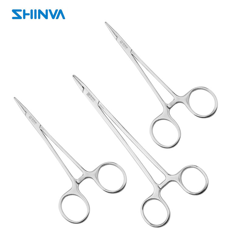 Portagujas Quirúrgico Recto Mayo-Hegar Con Punta De Carburo De Tungsteno - Ideal Para Odontología Y Cirugía General