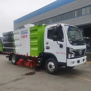 Dongfeng 4*2 sol el sürüş için yol süpürücü süpürme kamyon fiyat yol temizleme kamyon satış fiyatı