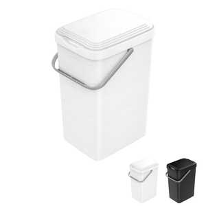 Kitchen Waste <b>Bin</b> 14 Litre Odour Proof <b>Lid</b> With Handle For Wet Waste Under Sink Use - Product Image 1