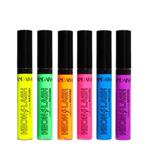 DX Handaiyan Neonlicht fluoreszierende farbige langanhaltende lila Mascara-Creme Halloween Neon-Ultraviolet-Beleuchtung Mascara