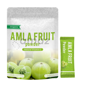 Poudre de fruit d'Amla en gros, marque privée, OEM/ODM, aliment naturel riche en vitamine C et antioxydants, soutien pour les cheveux et la peau - Product Image 1